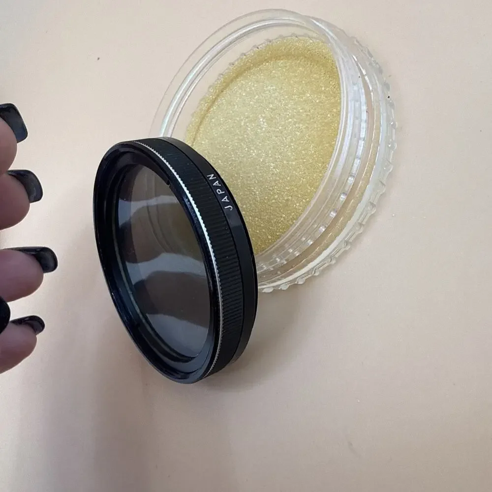 Vtg Vivitar 55mm Camera Lens Polarizing Filter VI & Color Corrector 80B Japan